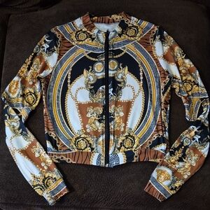 Baroque Print Women's Jacket